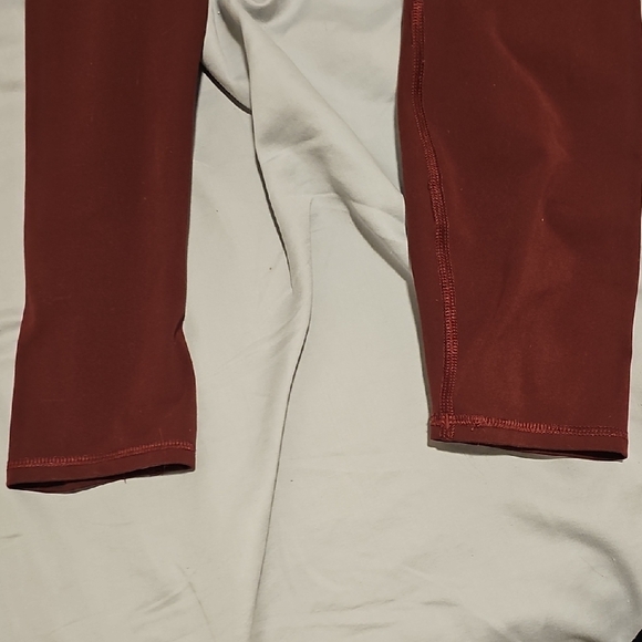 Under Armour Womens' Burgundy Leggings - Picture 6 of 6